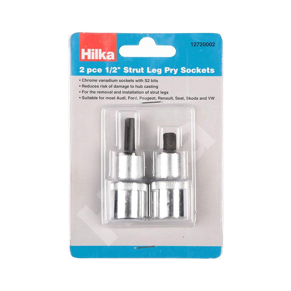 Hilka Tools 1/2 Inch Strut Leg Pry Sockets 2 Piece Set Main image