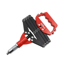 Hilka Tools 32 Inch Lazy Tong Riveter With Extending Arms - Red/Black