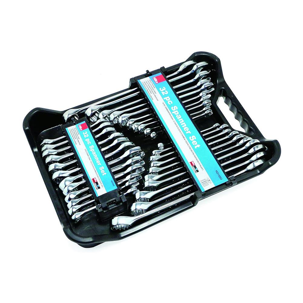 Hilka Tools AF/Metric Combination Spanner Set - 32 Pieces