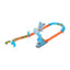 Hot Wheels Track Set Blue Deluxe Track Builder Pack With Wind Theme & 1 Hot Wheels Car - Multicolour