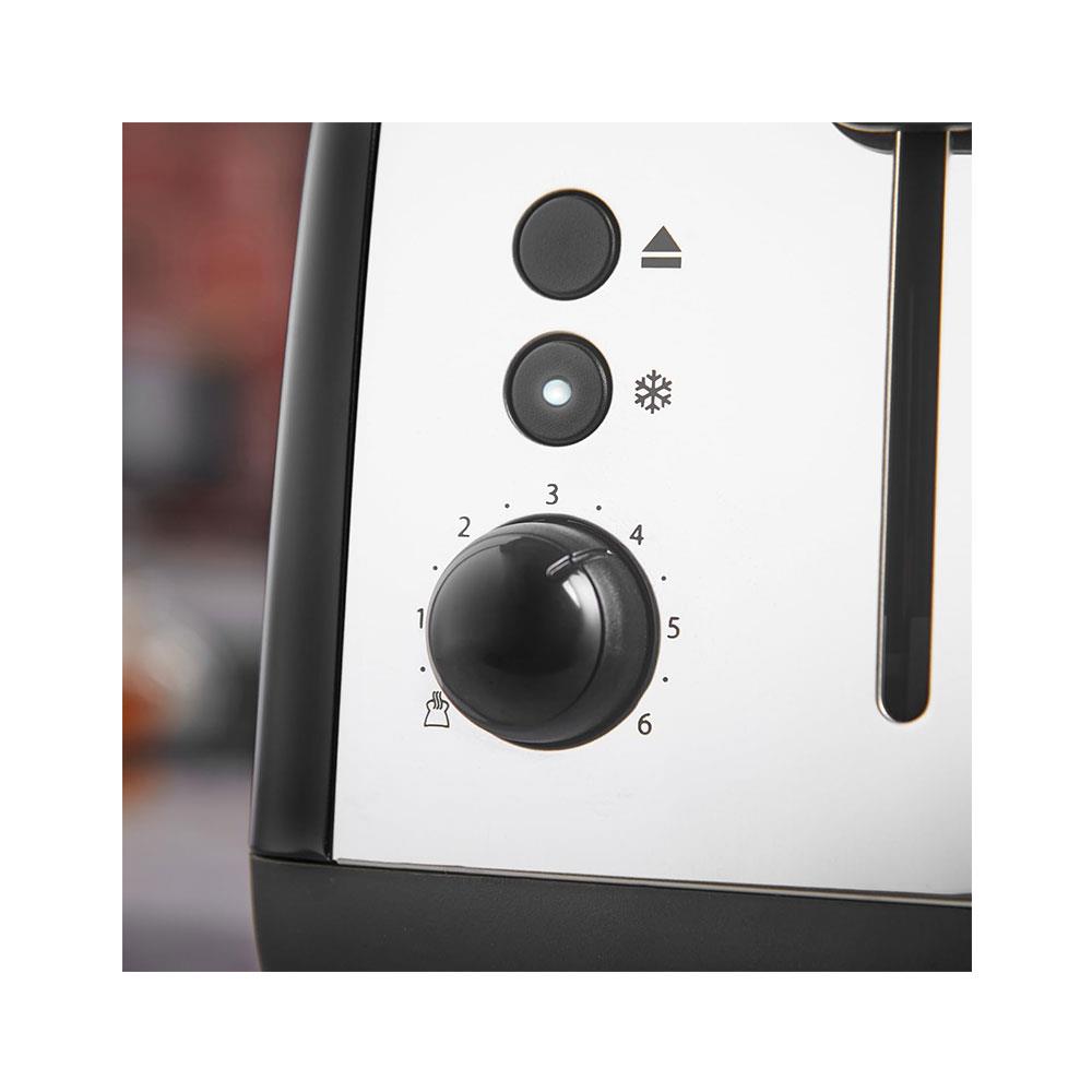 Russell Hobbs 2 Slice Toaster Stainless Steel 1670W - Black