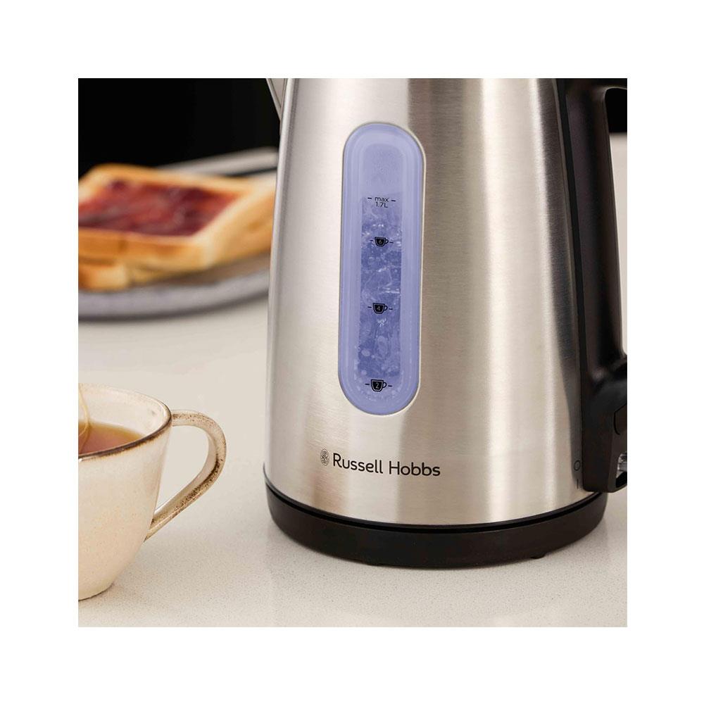 Russell Hobbs Classics Electric Jug Kettle 3000W 1.7 Litres - Brushed Stainless Steel