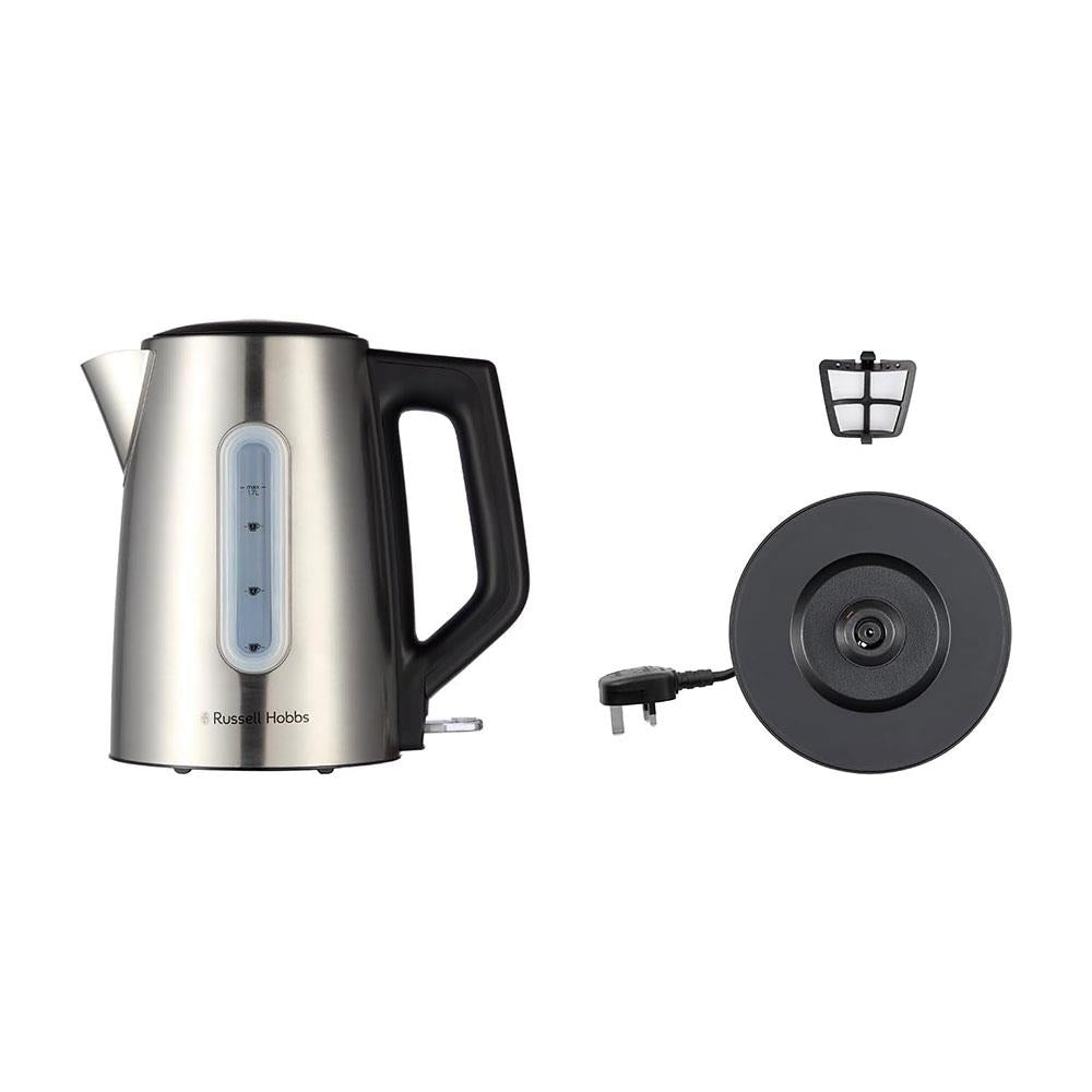 Russell Hobbs Classics Electric Jug Kettle 3000W 1.7 Litres - Brushed Stainless Steel