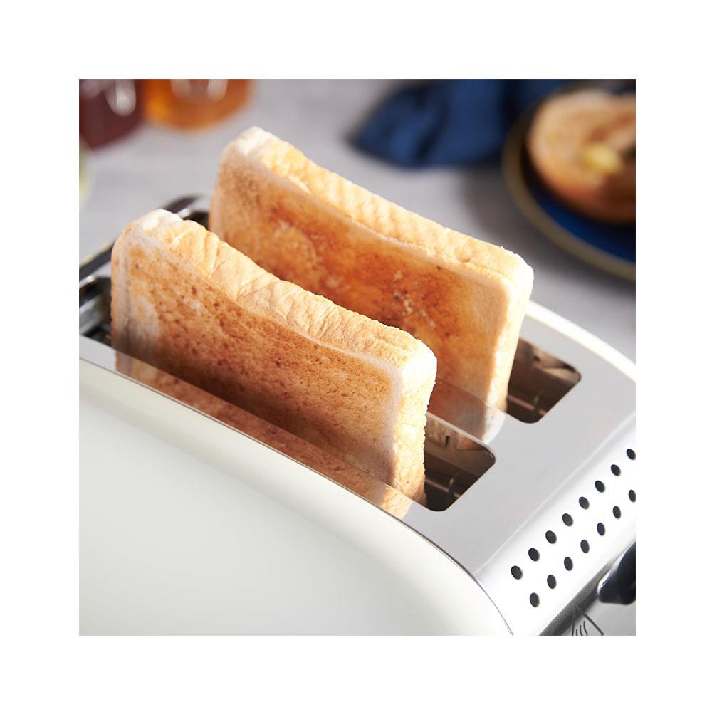 Russell Hobbs 2 Slice Toaster Stainless Steel 1670W - Cream
