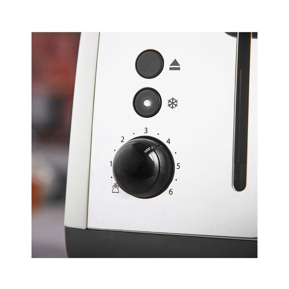 Russell Hobbs 2 Slice Toaster Stainless Steel 1670W - Cream
