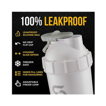 ShakeSphere Tumbler Protein Shaker Bottle 700ml - Matte Black