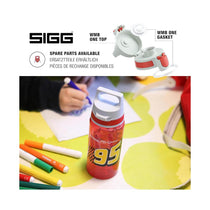 Sigg Viva One Childrens Water Bottle For Carbonated Beverages Leakproof 0.5 Litres - Cars