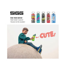 Sigg Viva One Childrens Water Bottle For Carbonated Beverages Leakproof 0.5 Litres - Cars