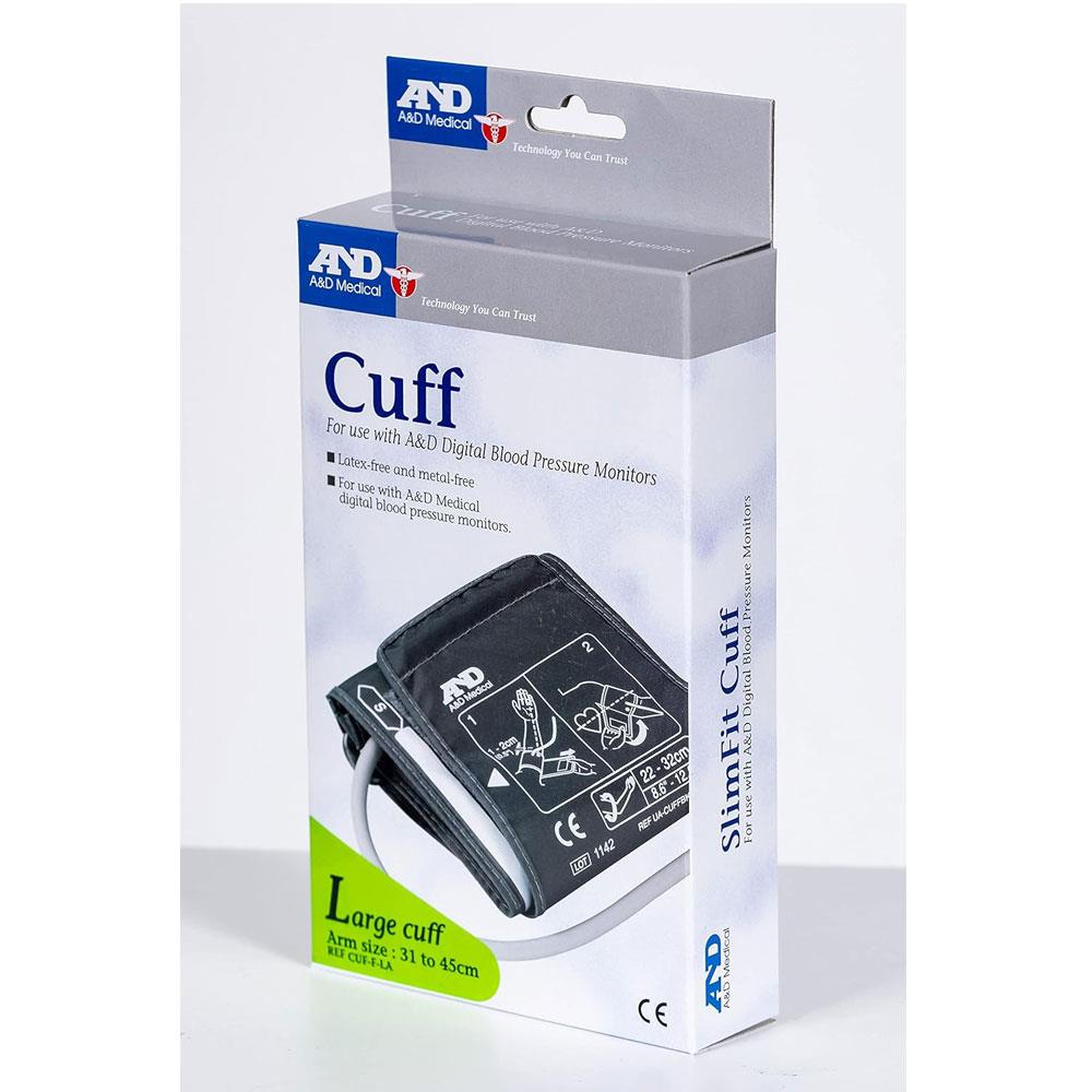 A&D Medical SlimFit Large Cuff Arm Circumference 31cm To 45cm - Black Secondary image