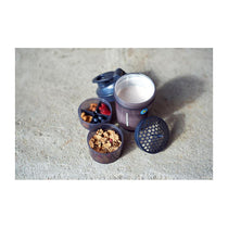 Smartshake Original 2Go ONE Protein Shaker 600ml Capacity With Storage - Gunsmoke Black