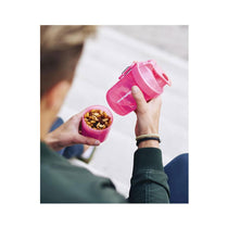 Smartshake Original 2Go ONE Protein Shaker 600ml Capacity With Storage - Neon Pink