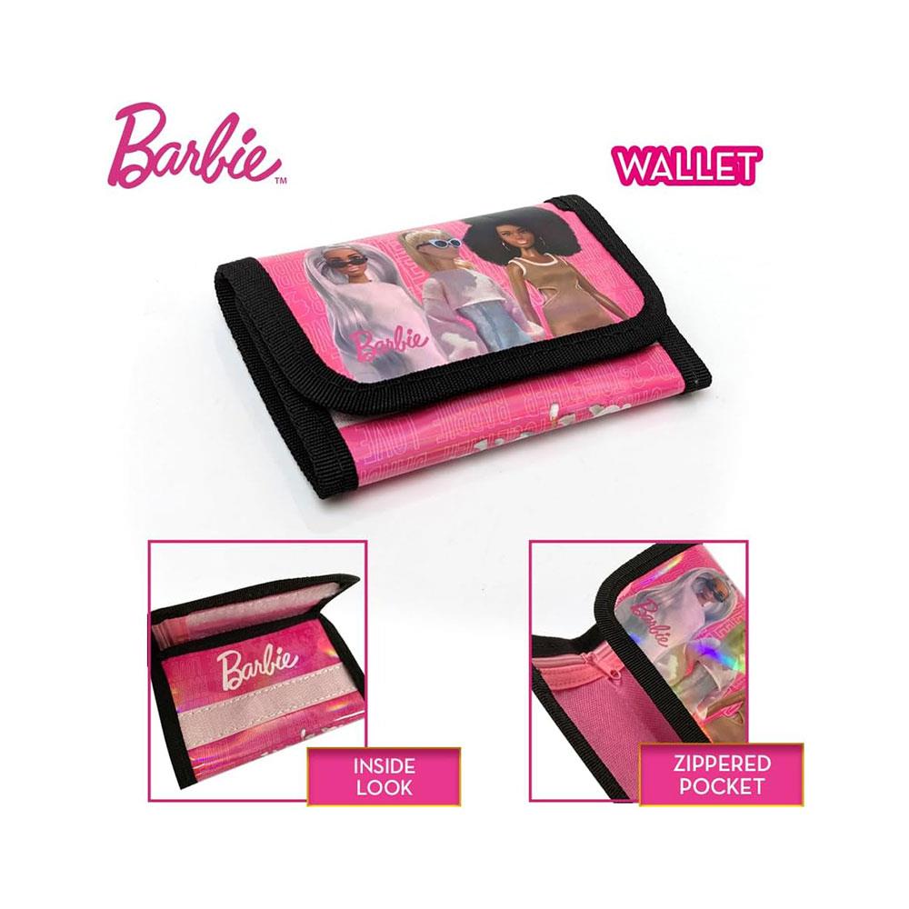 Barbie 3-In-1 Gift Set With LCD Watch Sunglasses & Wallet - Pink