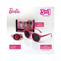 Barbie 3-In-1 Gift Set With LCD Watch Sunglasses & Wallet - Pink
