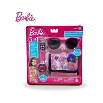 Barbie 3-In-1 Gift Set With LCD Watch Sunglasses & Wallet - Pink