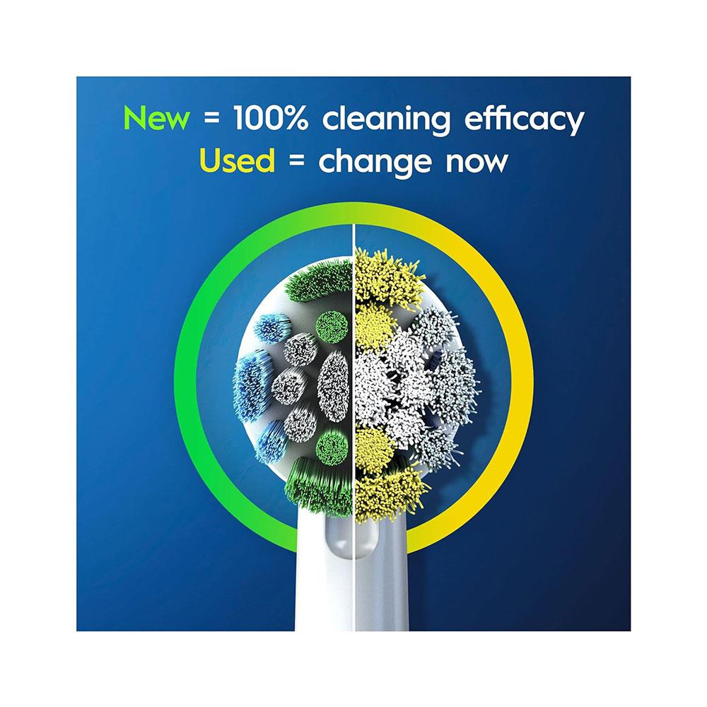 Oral-B Pro Battery Toothbrush Precision Clean Replaceable Brush Head With 2 Batteries - Black