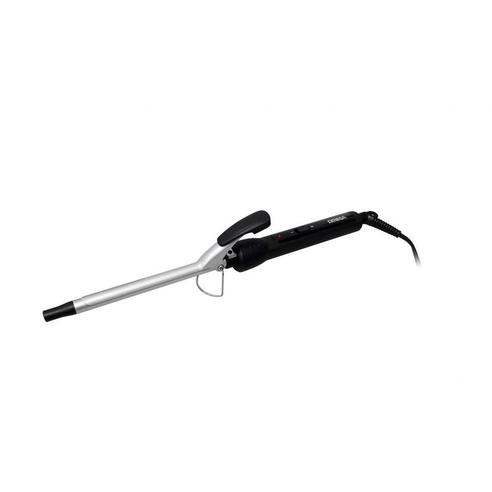 Omega Hair Curler Slim Tong 200 Degrees Ceramic Coating Barrel Size 13mm - Black Secondary image