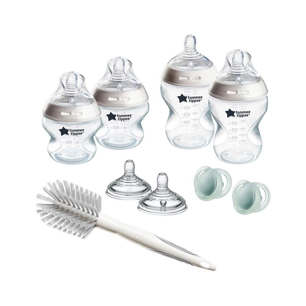 Tommee Tippee Closer To Nature Natural Start Newborn Starter Set Anti-Colic Baby Bottles 2 x 150ml & 2 x 260ml - Mixed Colour Main image