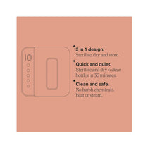 Tommee Tippee Ultra UV 3-In-1 Steriliser Dryer & Storage For Baby Bottles & Accessories - White