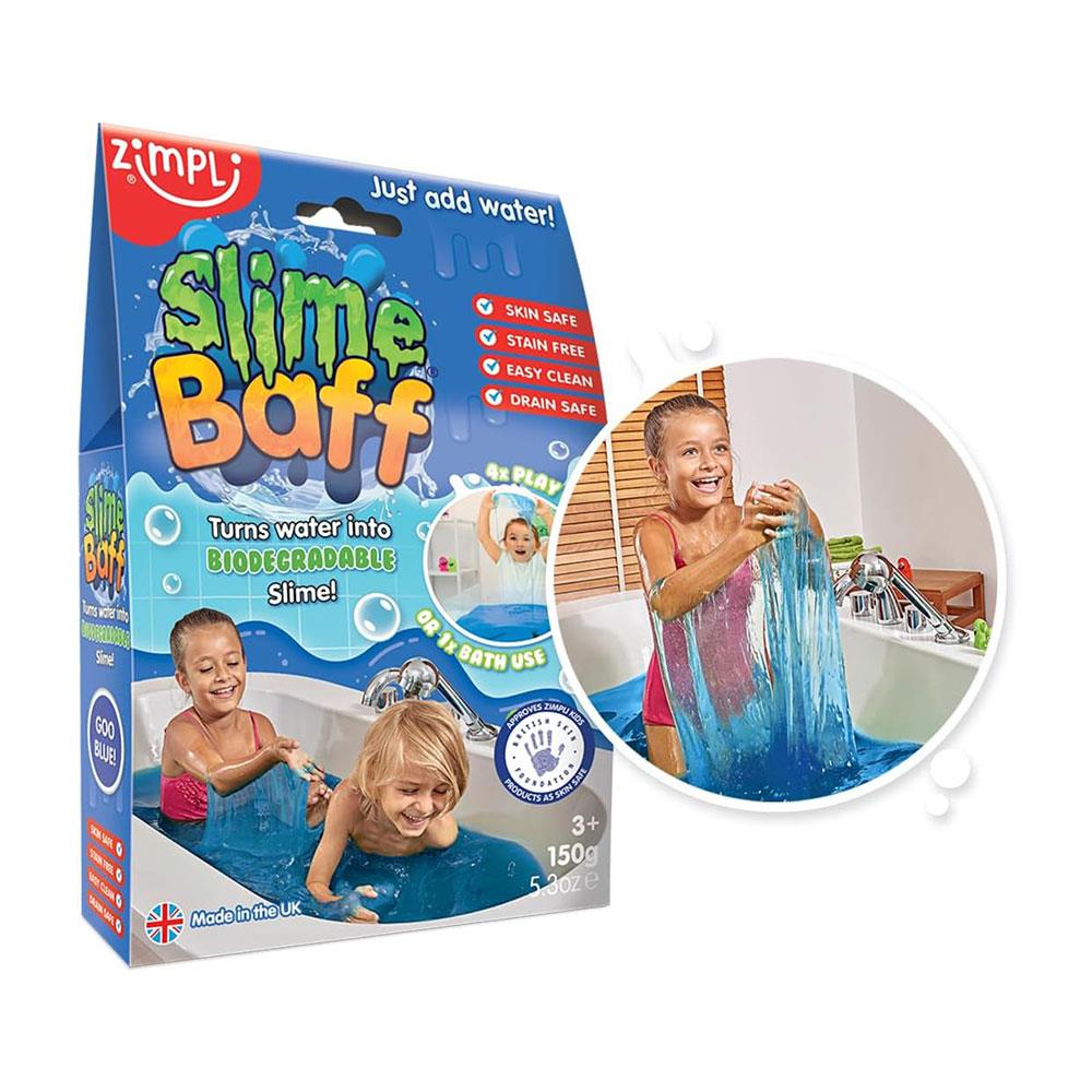 Zimpli Kids Slime Baff Turns Water Into Gooey 150g - Blue