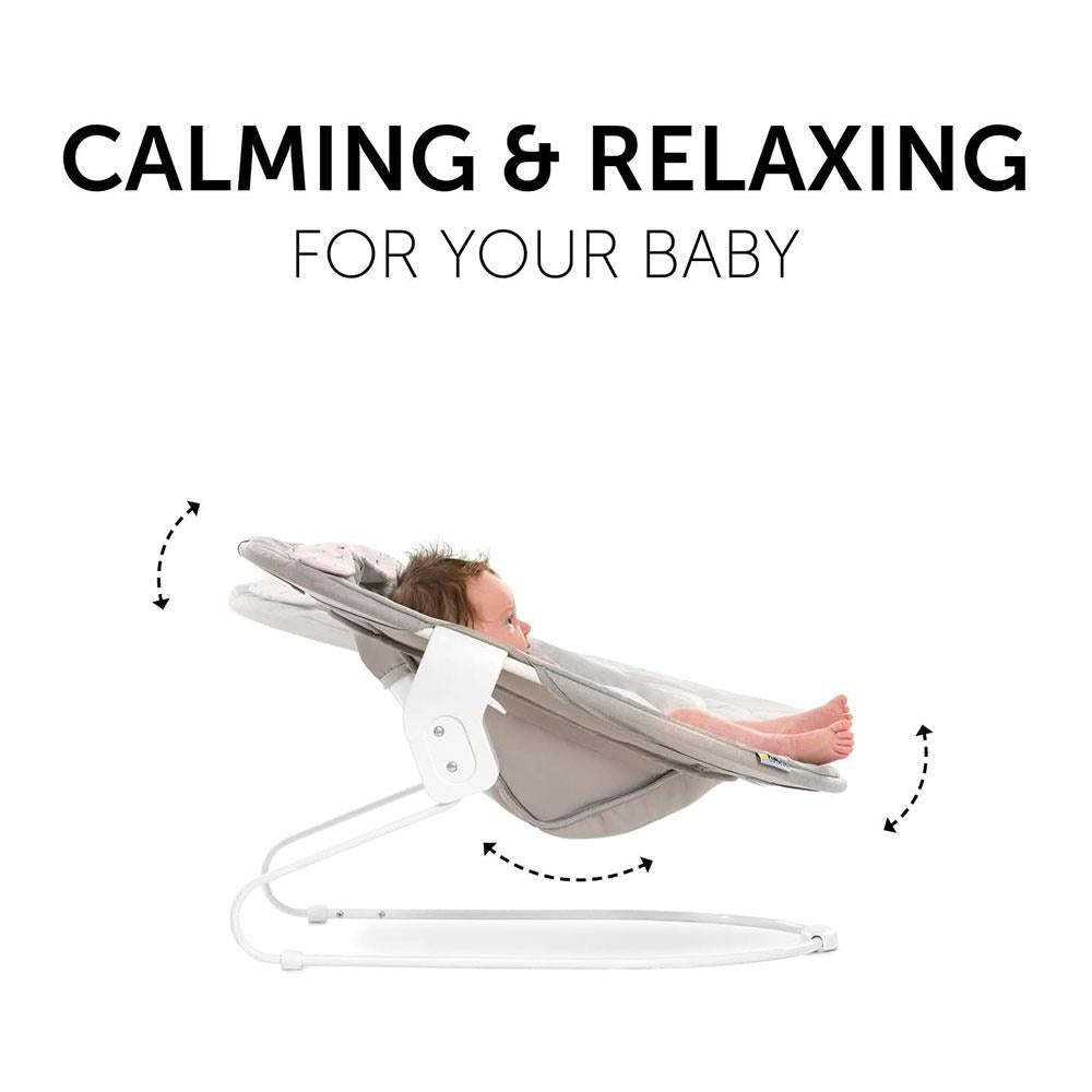 Hauck Alpha+ 2 In 1 Bouncer & Baby Rocker Compatible With Alpha Highchair - Powder Bunny Beige
