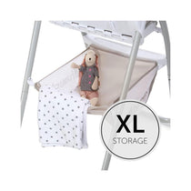 Hauck Sit N Fold Highchair Compact Folding Lightweight Suitable From 6 Months 15kg - Beige