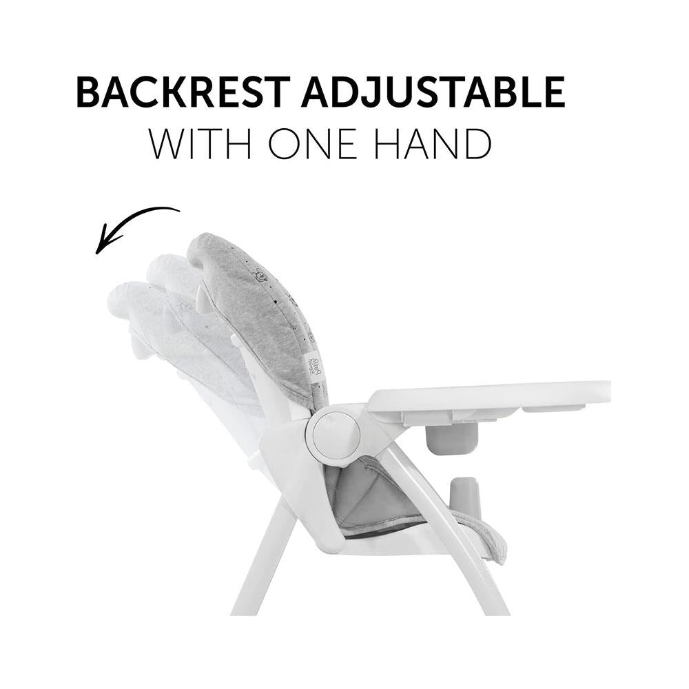 Hauck Sit N Fold Highchair Compact Folding Lightweight Suitable From 6 Months 15kg - Mickey Mouse Grey