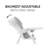 Hauck Sit N Fold Highchair Compact Folding Lightweight Suitable From 6 Months 15kg - Mickey Mouse Grey