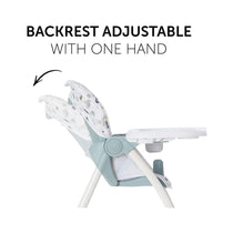 Hauck Sit N Fold Highchair Compact Folding Lightweight Suitable From 6 Months 15kg - Space