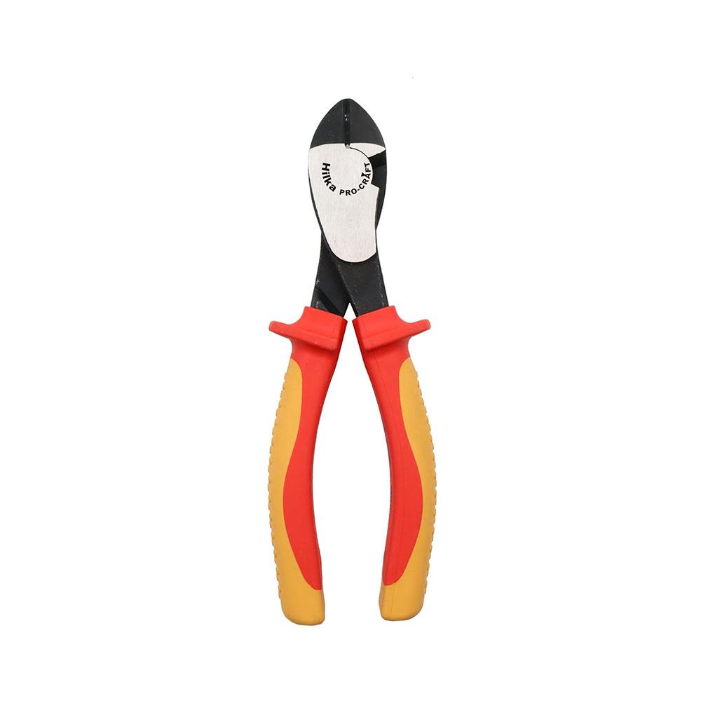 Hilka Tools 7 Inch Heavy Duty Side Cutters VDE Pliers (180mm) - Orange