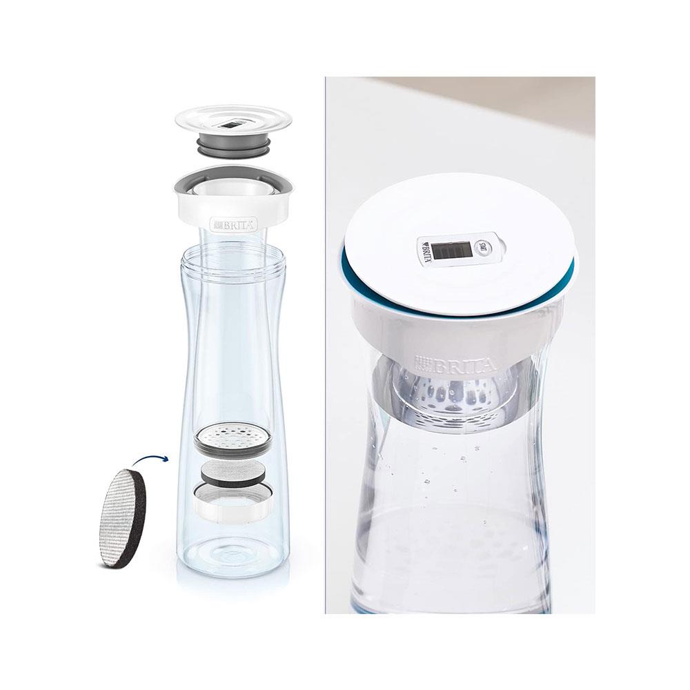 Brita Fill & Serve Graphite Water Filter Carafe 1.3 Litres With 1 Micro Disc - White