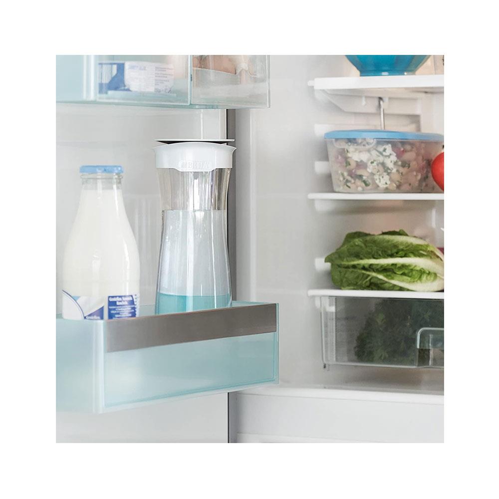Brita Fill & Serve Graphite Water Filter Carafe 1.3 Litres With 1 Micro Disc - White