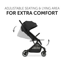 Hauck Travel N Care Baby Stroller Compact & Lightweight Travel Pushchairs With Raincover - Black