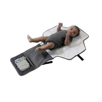 Red Kite Baby On The Go Changing Mat -  Grey Weave