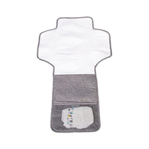 Red Kite Baby On The Go Changing Mat -  Grey Weave