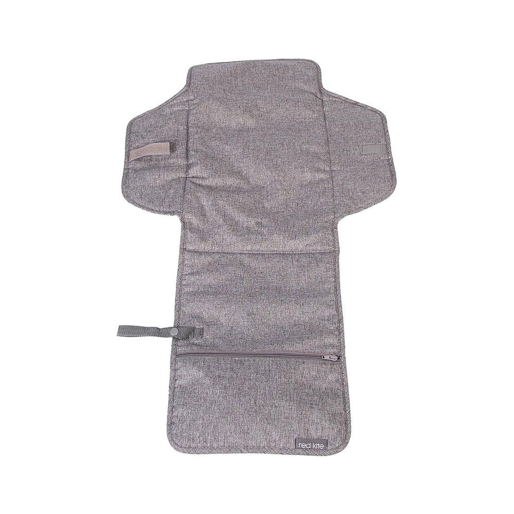 Red Kite Baby On The Go Changing Mat -  Grey Weave