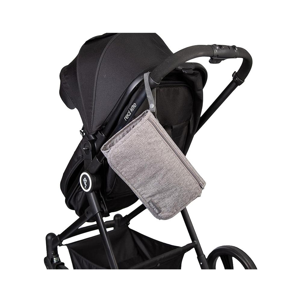 Red Kite Baby On The Go Changing Mat -  Grey Weave