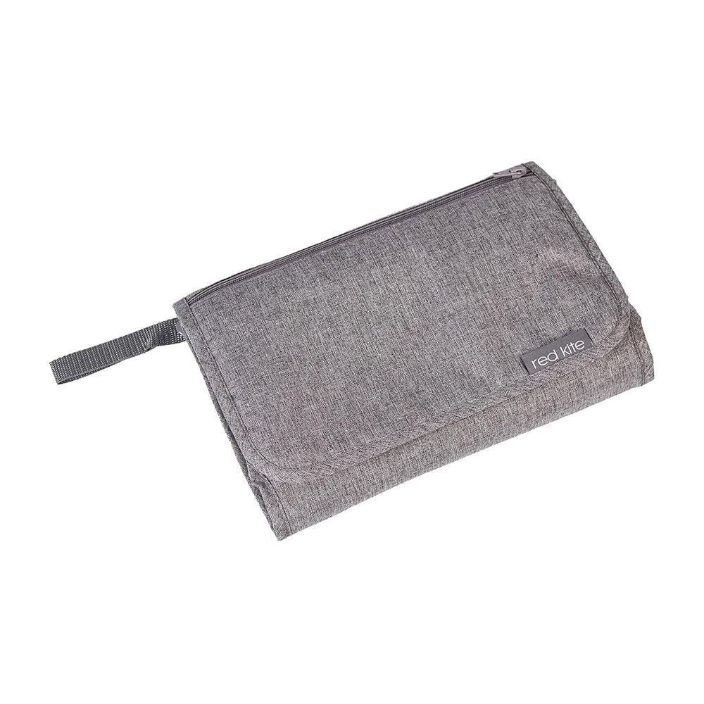 Red Kite Baby On The Go Changing Mat -  Grey Weave