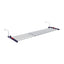 Leifheit Quartett 42 Extendable Aluminium Hanging Dryer Clothes Airer Drying Rack - Blue/White