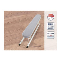 Leifheit Sleeve Ironing Board Folds Flat Extra Long 57 x 8.5 to 10.5cm - White