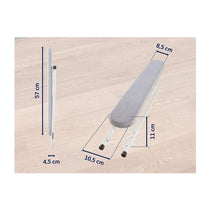 Leifheit Sleeve Ironing Board Folds Flat Extra Long 57 x 8.5 to 10.5cm - White