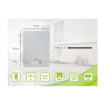 Soehnle Page Comfort 300 Slim Digital Kitchen Scale Weighs To 10kg - Silver