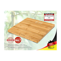 Soehnle Style Sense Bamboo Magic Digital Personal Bathroom Scale Weighs To 180kg - Brown