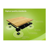 Soehnle Style Sense Bamboo Magic Digital Personal Bathroom Scale Weighs To 180kg - Brown