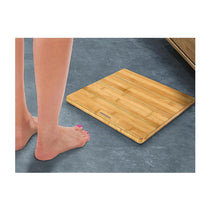 Soehnle Style Sense Bamboo Magic Digital Personal Bathroom Scale Weighs To 180kg - Brown