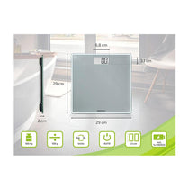 Soehnle Style Sense Compact 300 Digital Personal Bathroom Scale Weighs To 180kg - Grey