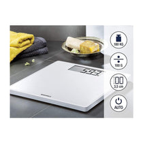 Soehnle Style Sense Safe 100 Digital Personal Bathroom Scale Weighs To 180kg - White