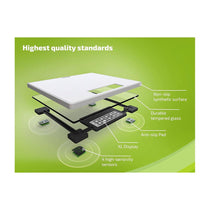 Soehnle Style Sense Safe 100 Digital Personal Bathroom Scale Weighs To 180kg - White