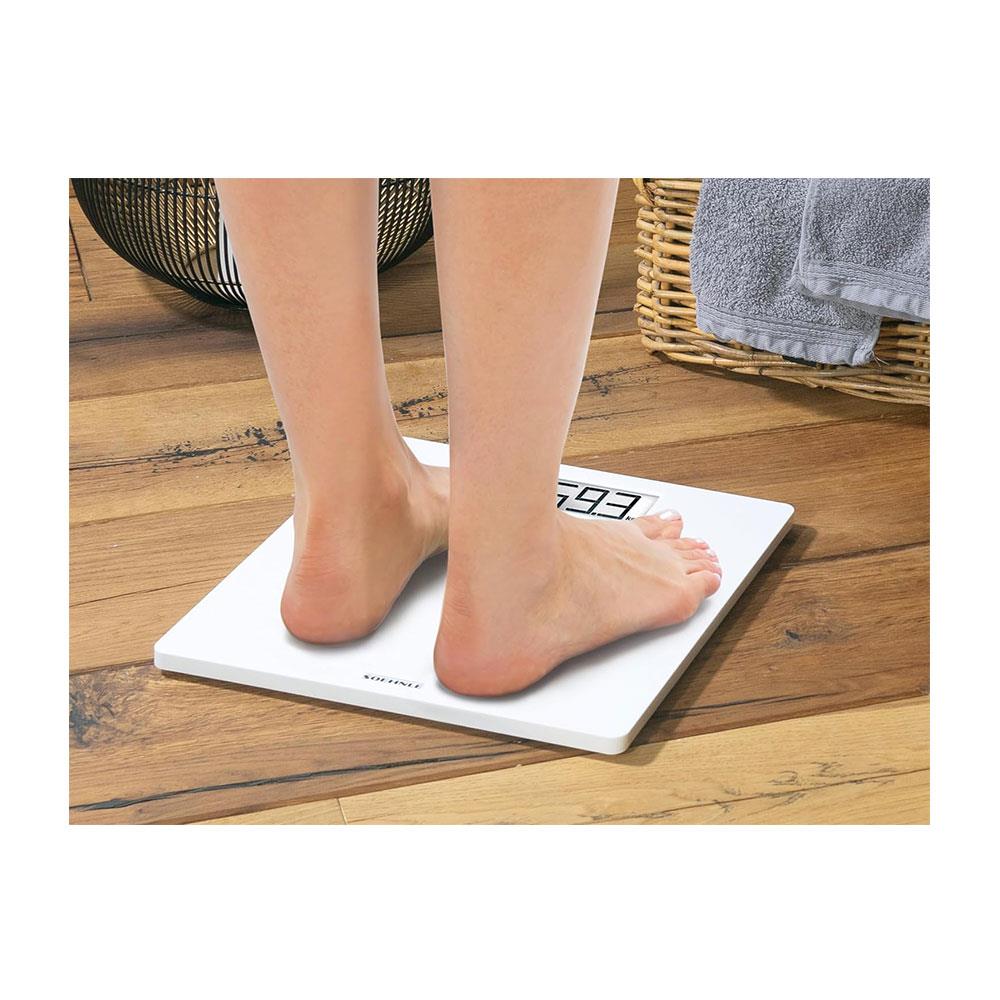 Soehnle Style Sense Safe 100 Digital Personal Bathroom Scale Weighs To 180kg - White