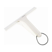 Leifheit Cabino Shower Cubicle Cleaner Window Squeegee With Rubber Lip 24cm Cleaning Width - White