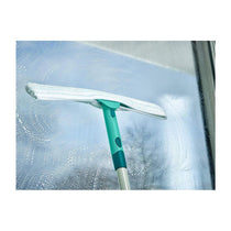 Leifheit Window Slider XL Squeegee & Connecting Telescope Handle 200cm - Turquoise